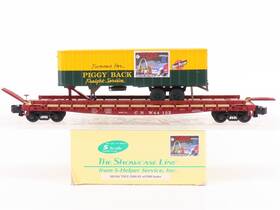 44152 S-helper Service 00188 Scale Showcase Line Cnw Flat Car #44152 With Trailer