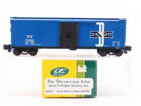73001 S-helper Service 00701 Scale Showcase B&m Boston And Maine 40ft Steel Box Car #73001