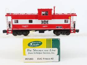 01263 S-helper Service Scale Showcase Slsf Frisco Extended Vision Caboose #1277