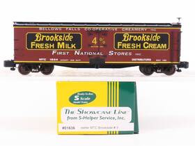 01636 S-helper Service Scale Showcase Line Mtc Brookside Milk Reefer #1834