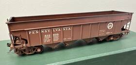 412619 S Scale Model Trains Swm-h4 South Wind Models Brass #swm-h4 H22a 4 Bay Hopper Pennsylvania #412619