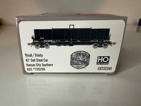 Sxt32341 Scaletrains.com Sxt32340 Ho Scale 42 Coil Car Kansas City Southern Kcs #720209 Nib