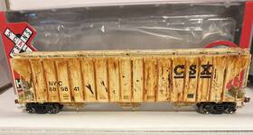 Sxt33034 Scaletrains.com Ho Scale Custom Weathered Covered Hopper. Nyc