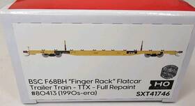Sxt41746 Scaletrains.com Ttx Finger Rack Flat Car