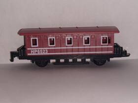 31689 Soma Vintage 1989 Train Red Passenger Car Hp 6523 Rare Pb32