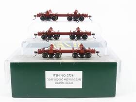 27391 Spectrum On30 Scale Logging And Mining Skeleton Log Cars 3-packs