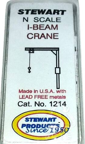 1214-e Stewart N-scale I-beam Crane