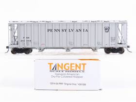 12014-04 Tangent Ho Scale Prr Pennsylvania Railroad 3-bay Covered Hopper #261006