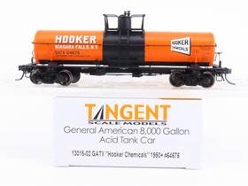 13015-02 Tangent Ho Scale Gatx Hooker Chemicals Single Dome Tank Car #64676