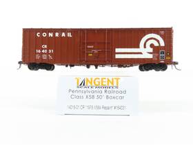 14018-01 Tangent Ho Scale Cr Conrail Railroad Single Door Box Car #164031