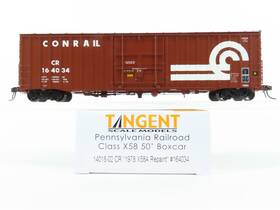 14018-02 Tangent Ho Scale Cr Conrail Railroad Single Door Box Car #164034