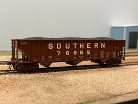 24210-15 Tangent Ho Scale Ps3526 3-bay Coal Hopper Southern #78865