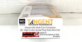 25520-07 Tangent Ho #25520-07 Greenville 86 Quad Plug Door Box Car Sp # 616545 Nib