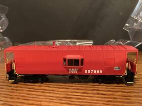 Tangent Models Norfolk & Western 60130 Norfolk& Caboose With Lights