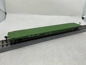11016-05 Tangent Scale Models Ho Bn Gsc 60 Foot Early Flatcar Cascade Green #610207 #11016-05