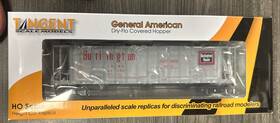12020-06 Tangent Scale Models Ho General American Dry-glo Cov Hopper Cb&q Nib