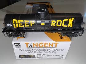 1917-design Tangent Scale Models 19011 Ho Deep Rock General American 8000 Gal. Tank Car