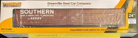 25014-06 Tangent Scale Models Rtr Ho Southern 86ft High Cube Double Plug Box Car Sou 42525