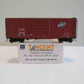 26011-04 Tangent Scale Models Ho Chicago North Western Cnw #24145 40ft Boxcar With 9ft Door Nib