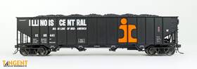 32113 Tangent Scale Models Ho Ic Delivery Black 1969 Centralia Shops 3834 Quad Coal Hopper