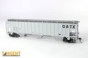 36014 Tangent Scale Models Ho Trinity 4750 Covered Hopper Gacx Ftgatx Gray 02-1995ft