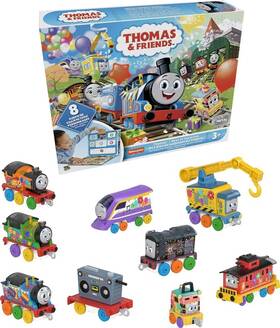 Htn35 Thomas & Friends And Toy Trains Gift Set 7 Days Of Surprises 10-piece New