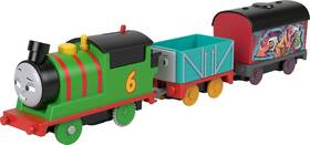 Htn41 Thomas & Friends And Motorized Toy Train Graffiti Percy Battery-powered Engine