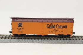 35041 Tm Ho Train Miniature 40ft Reefer Santa Fe Grand Canyon Line Sfrd Rtr