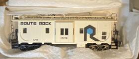 Track One 17211 Route Rock Custom Printed Ho Scale Caboose #17211 Ri - Sw