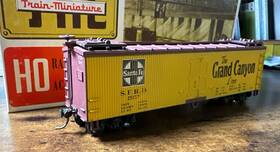 25977 Train Miniature Rtr Box Car Santa Fe The Grand Canyon Line Nos