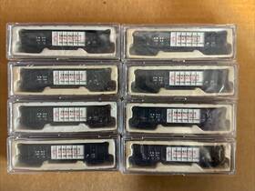 24034-3 Trainworx Lot Of 8 2419 N Scale 100 T Quad Hopper Ipl / Ewsx New In Box
