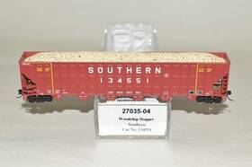 27035-04 Trainworx N Scale Greenville 7000 Woodchip Hopper Car Train Southern Ry 134551