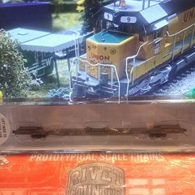 28406-01 Trainworx Illinois Central Flexi-van Car N Scale Black Plastic Model Railroad