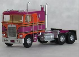 41053 Trainworx N Kenworth K100 Vit Salem Burgundy And Orange