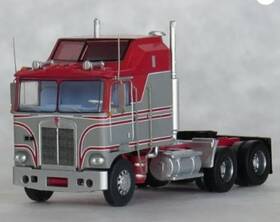 41061 Trainworx 51065 N Kenworth K100 Aerodyne Salem Gray And Red