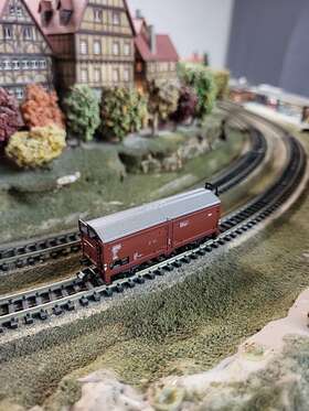 5771627-4 Trix 15173-36 N Db Sliding Roof Boxcar #5771627-4 Nib