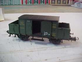 3612 Trix 52 00 Freight Car Colonialwaren Kbaystsb Bayern Dc H0 Scale