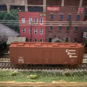 283327 True Line Trains 300493 Ho Canadian Pacific 8 Hatch Block Letter Boxcar #283327