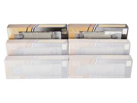300550 True Line Trains Ho Canadian National Slab Side Hoppers Set Of 6 Mt/box