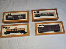 47150 Tyco 312c 250 4 Vintage Ho Scale 1 Is M-k-t 40ft Stock Car #312c Bonus Cars