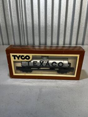 Tyco 315a 300 Ho Texaco 40 Single Dome Billboard Tank Car Model Train Boxed