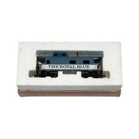 327-02 Tyco Ho Scale The Royal Blue 40ft Caboose #327-02
