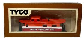 327-27 Tyco Rocky Mountain Line 40ft Caboose Ho Scale Train Car #327-27 Vintage