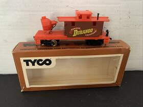 347-b Tyco Vintage Ho Kansas Durango And Colorado Floodlite Car Without Riginal Box