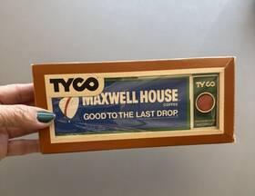 358-e Tyco Ho Maxwell House Hopper Center Flow #358 E Vintage Blue Advertising Car