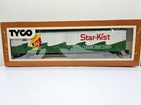25007 Tyco 360c Ho Scale Starkist Tuna Advertising Box Car In Atsf