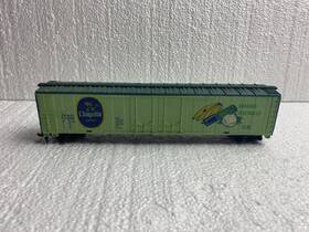 360d Tyco Vtg Chiquita 62ft Double Plug Door Reefer Car Ta&g Ho Vegetable Train