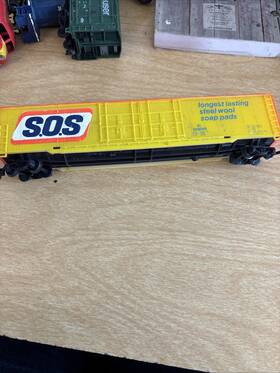 361-c Tyco 361c Ho Sos Steel Wool Soap Pads 62ft Box Car Used No
