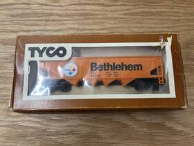 84433 Tyco 366-a Ho Scale 4 Bay Hopper Car Billboard Steel Bethlehem El Mpn