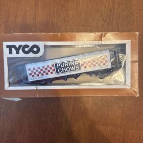 366d Tyco Vintage Ho Scale Gauge Hopper Train Car Purina Chows In Box 366d Tyco Vintage Ho Scale Gauge Hopper Train Car Purina Chows In Box